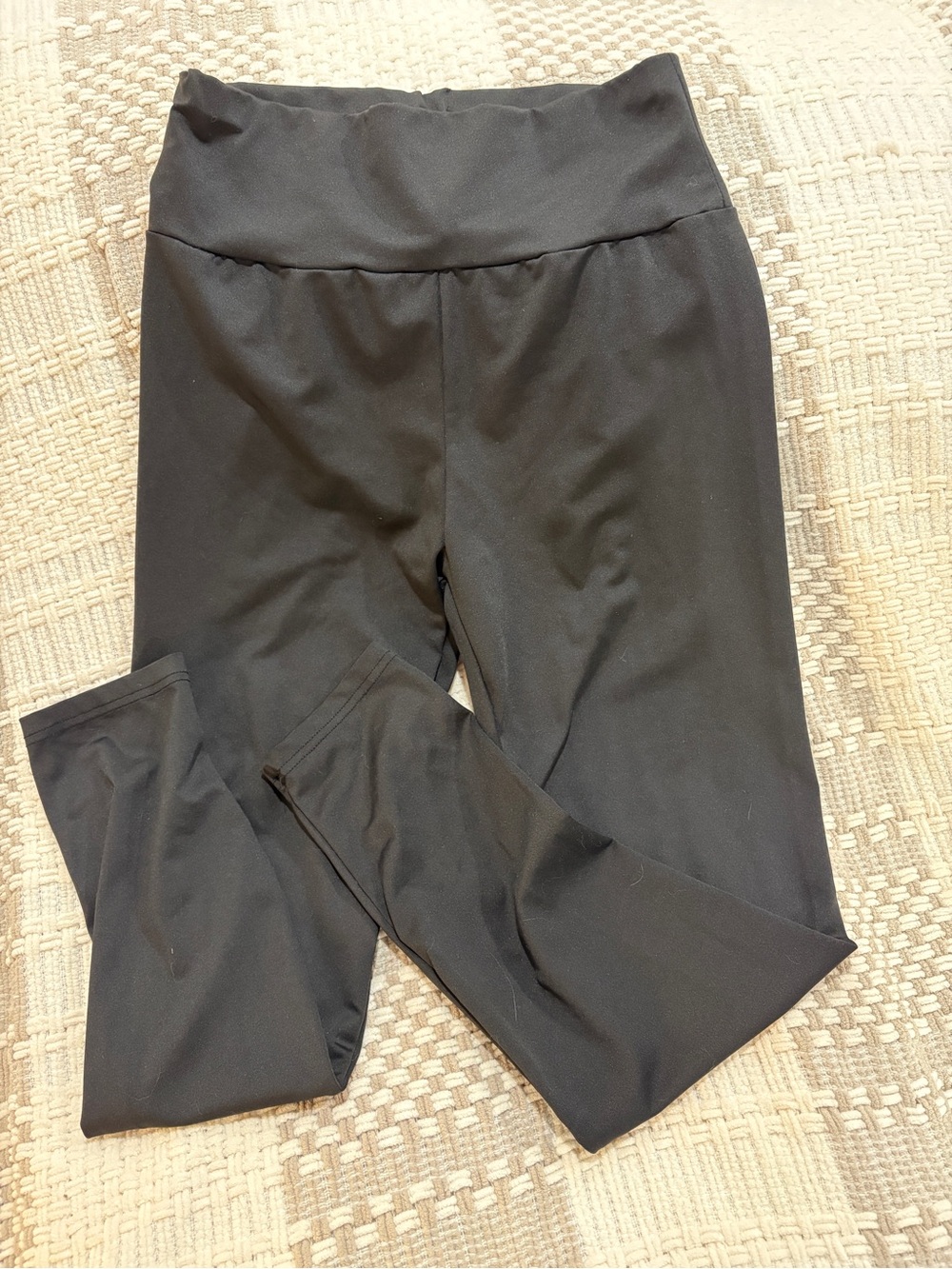 High-Rise Black Active Leggings for Women